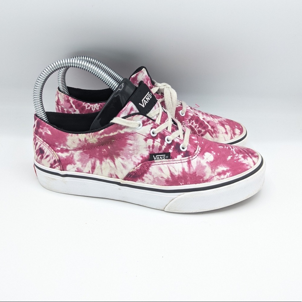 Vans tie dye low cut girls shoe size 5